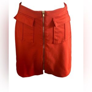 Banana Republic Orange Cotton Skirt